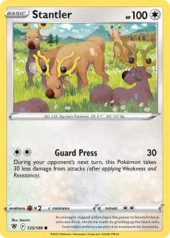 Stantler Common card from Astral Radiance