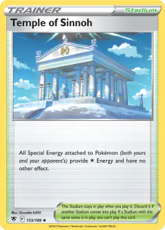 Temple of Sinnoh Uncommon card from Astral Radiance