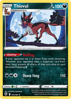 Thievul Rare card from Astral Radiance