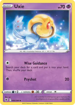Uxie Uncommon card from Astral Radiance