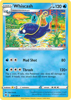 Whiscash Uncommon card from Astral Radiance