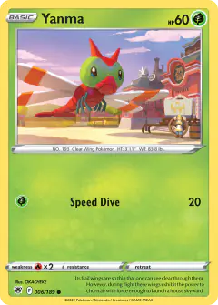 Yanma Common card from Astral Radiance