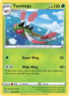 Yanmega Uncommon card from Astral Radiance