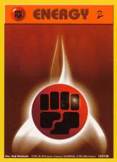Fighting Energy Common card from Base Set 2