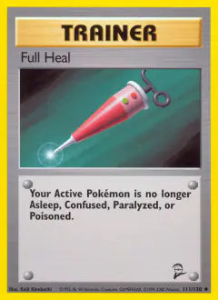 Full Heal Uncommon card from Base Set 2