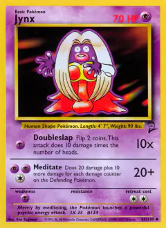 Jynx Uncommon card from Base Set 2