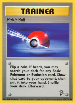 Poké Ball Common card from Base Set 2