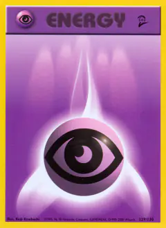 Psychic Energy Common card from Base Set 2