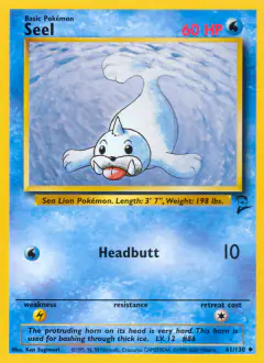 Seel Uncommon card from Base Set 2