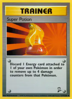 Super Potion Uncommon card from Base Set 2