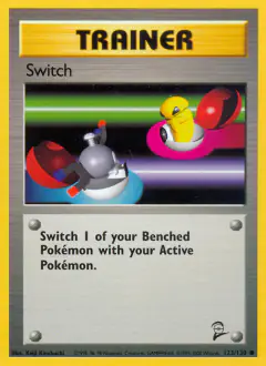 Switch Common card from Base Set 2