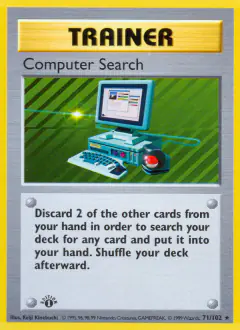 Computer Search Rare card from Base Set