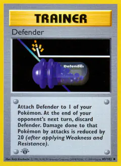 Defender Uncommon card from Base Set