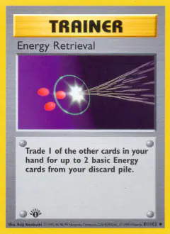 Energy Retrieval Uncommon card from Base Set