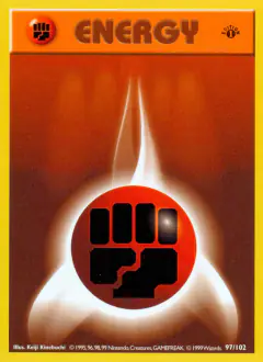 Fighting Energy Promo and other card from Base Set