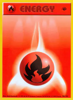 Fire Energy Promo and other card from Base Set