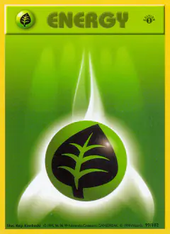 Grass Energy Promo and other card from Base Set