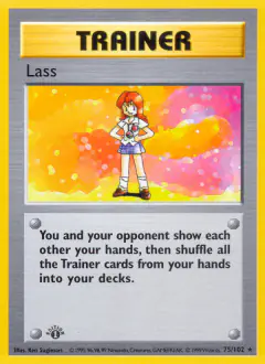 Lass Rare card from Base Set