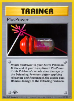 PlusPower Uncommon card from Base Set
