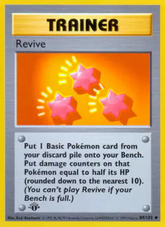 Revive Uncommon card from Base Set