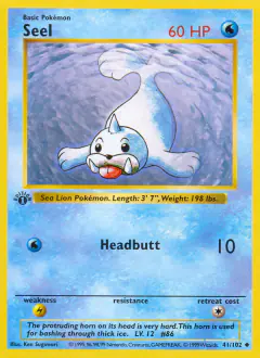 Seel Uncommon card from Base Set