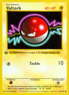 Voltorb Common card from Base Set
