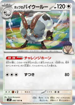 Hop's Dubwool Rare card from Battle Partners