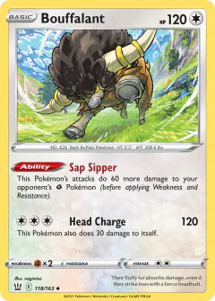 Bouffalant Uncommon card from Battle Styles