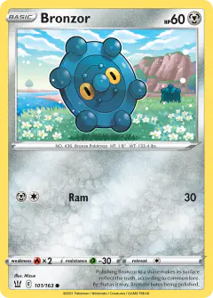 Bronzor Common card from Battle Styles