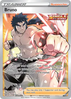 Bruno Rare Ultra card from Battle Styles