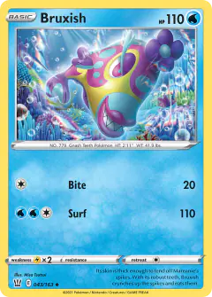 Bruxish Uncommon card from Battle Styles