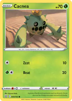 Cacnea Common card from Battle Styles