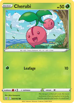Cherubi Common card from Battle Styles