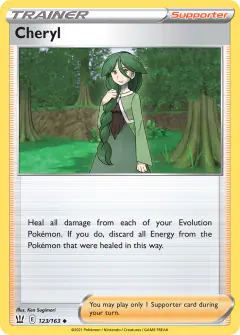 Cheryl Uncommon card from Battle Styles