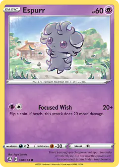 Espurr Common card from Battle Styles