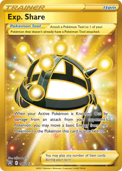 Exp. Share Rare Secret card from Battle Styles
