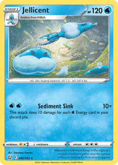 Jellicent Rare card from Battle Styles