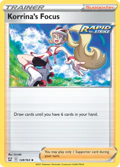 Korrina's Focus Uncommon card from Battle Styles
