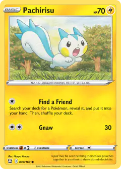 Pachirisu Common card from Battle Styles