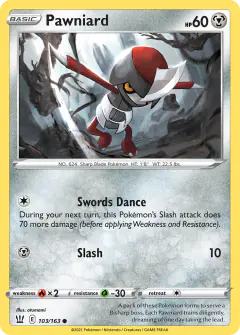 Pawniard Common card from Battle Styles