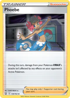 Phoebe Uncommon card from Battle Styles