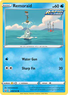 Remoraid Common card from Battle Styles