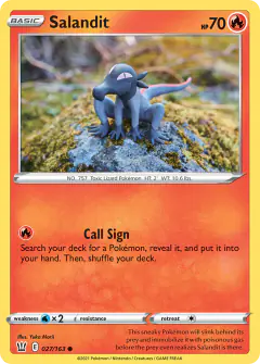 Salandit Common card from Battle Styles