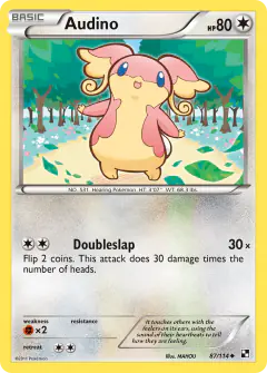 Audino Uncommon card from Black & White Base