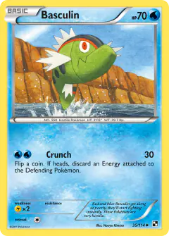 Basculin Uncommon card from Black & White Base