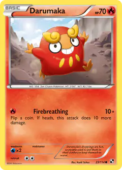 Darumaka Common card from Black & White Base