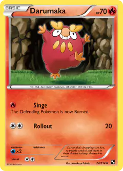Darumaka Uncommon card from Black & White Base
