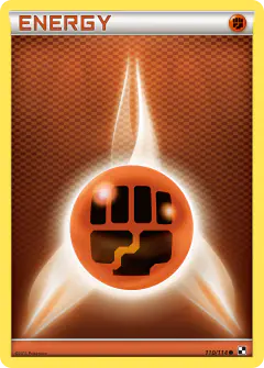 Fighting Energy Common card from Black & White Base