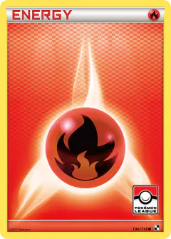 Fire Energy Common card from Black & White Base