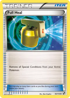 Full Heal Uncommon card from Black & White Base